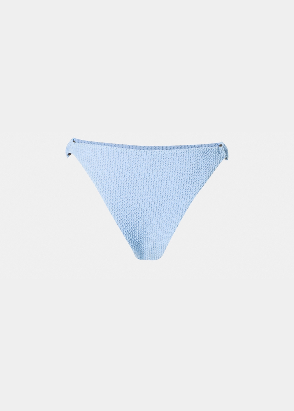 Capri Bikini Bottom - Baby Blue Crinkle